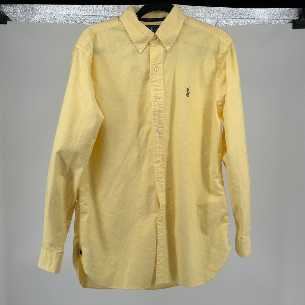 Polo by Ralph Lauren Yellow Button-Down Casual Shirt